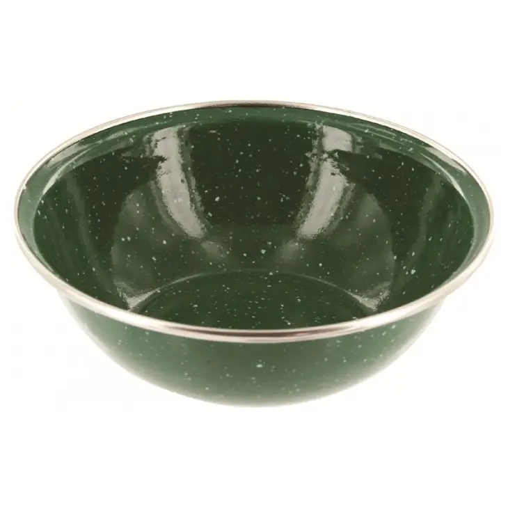Ciotola in acciaio smaltato 15,5 cm Ciotola smaltata Deluxe – Highlander – VERDE