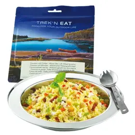 Couscous mit Huhn und Gemüse 1 Person gefriergetrocknet – Trek'n Eat