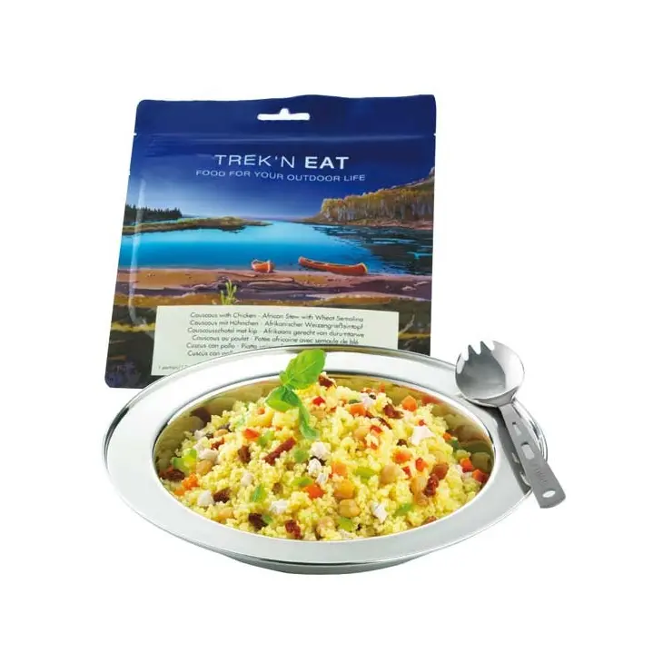Cuscuz com frango e legumes liofilizado para 1 pessoa – Trek'n Eat