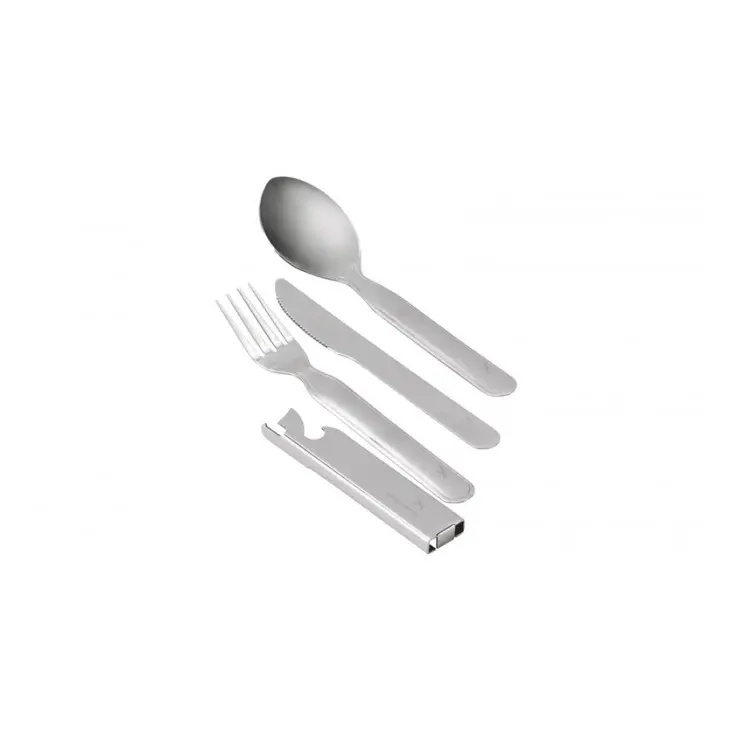 Talheres de aço inoxidável Travel Cutlery Deluxe – Easy Camp