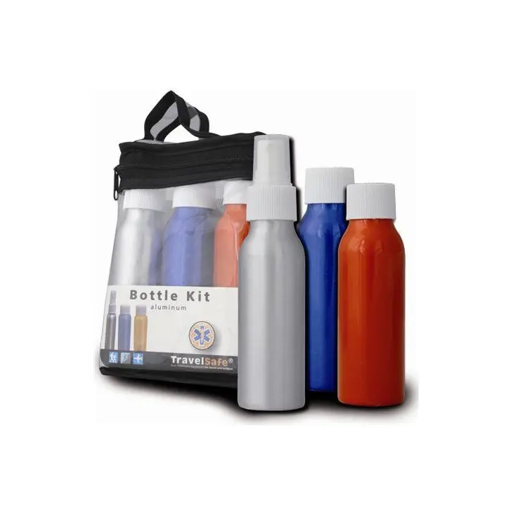 Frascos Alu Bottle Kit para avião – TravelSafe