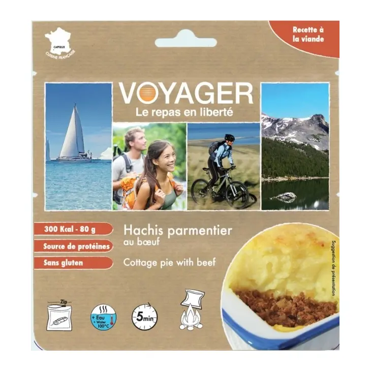 Hachis Parmentier gefriergetrocknet 80 g – Voyager