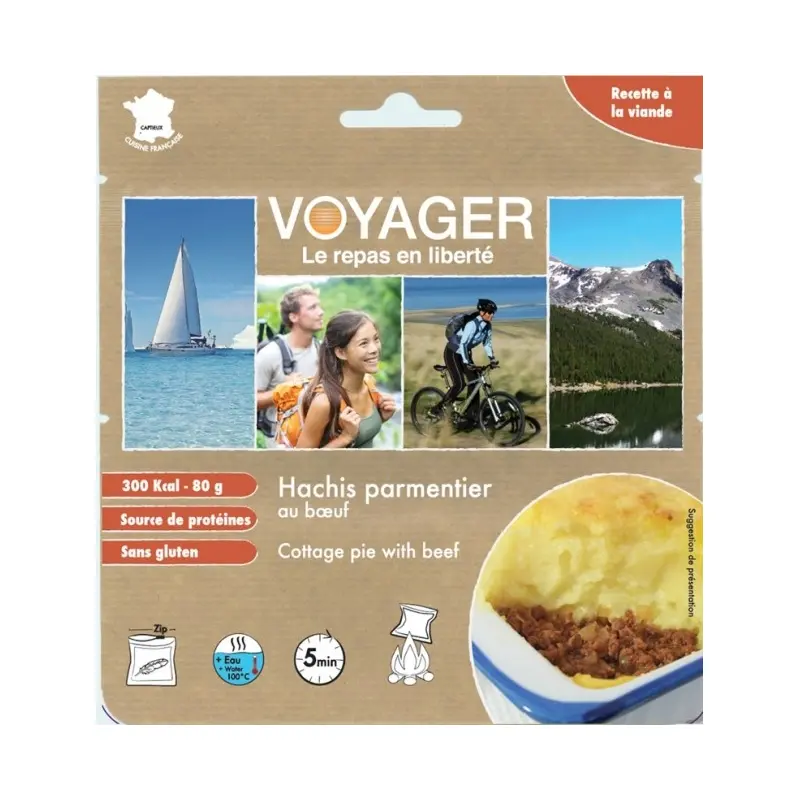 Hachis Parmentier gefriergetrocknet 80 g – Voyager