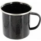 Caneca de aço esmaltado 350 mL Deluxe Enamel Mug – Highlander – PRETO
