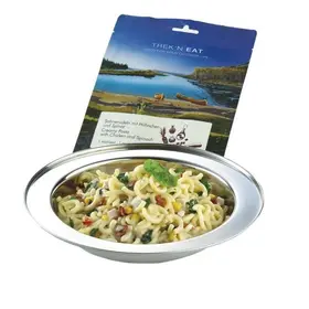Rahmhähnchen mit Nudeln und gefriergetrocknetem Spinat – Trek'n Eat