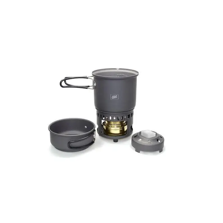 985 ml kookset met alcoholstel en tabletten