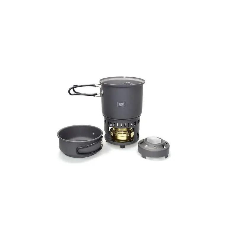 985 ml kookset met alcoholstel en tabletten