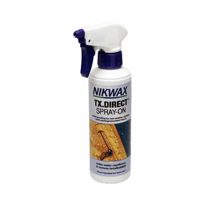 Spray imperméabilisant textiles techniques TX.Direct Spray-On – Nikwax