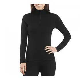 T-shirt femme Merino 200 Oasis LS 1/2 Zip – Icebreaker