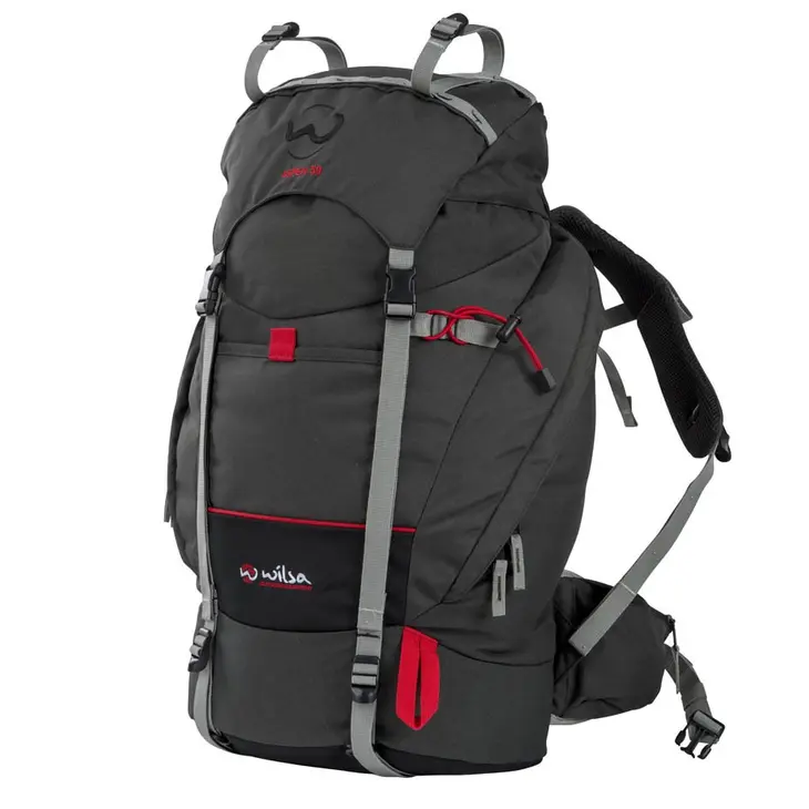 Mochila de caminhada Aspen 50 – Wilsa – CINZENTO-ESCURO