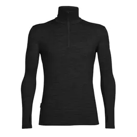 Merino 260 Tech LS 1/2 Zip Herren-T-Shirt – Icebreaker – SCHWARZ