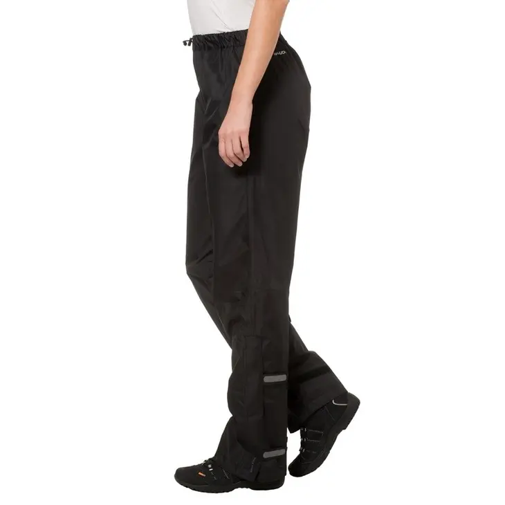Calças de chuva para mulher Fluid Full-zip Pants – Vaude