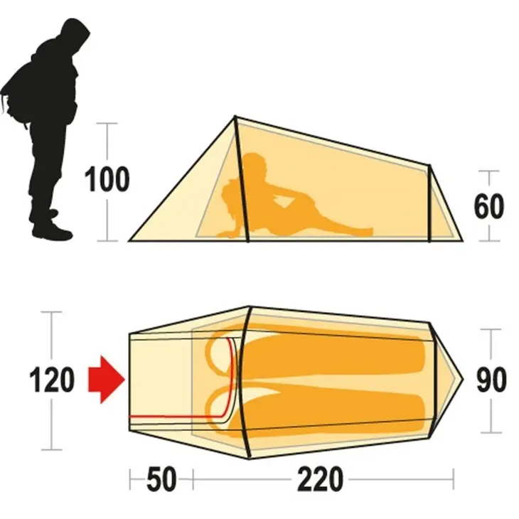 Tenda leve de caminhada Sling 2 – Ferrino