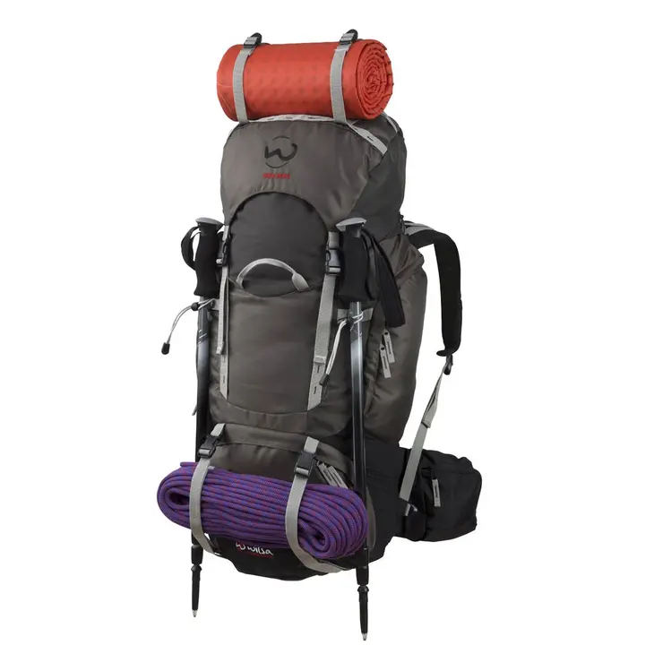 Mochila Trekker 75 – Wilsa – CINZENTO-ESCURO
