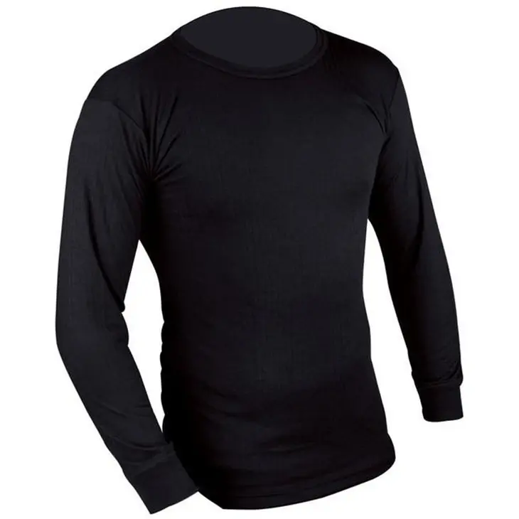 Warmes technisches T-Shirt Long Sleeve Top Black – Highlander