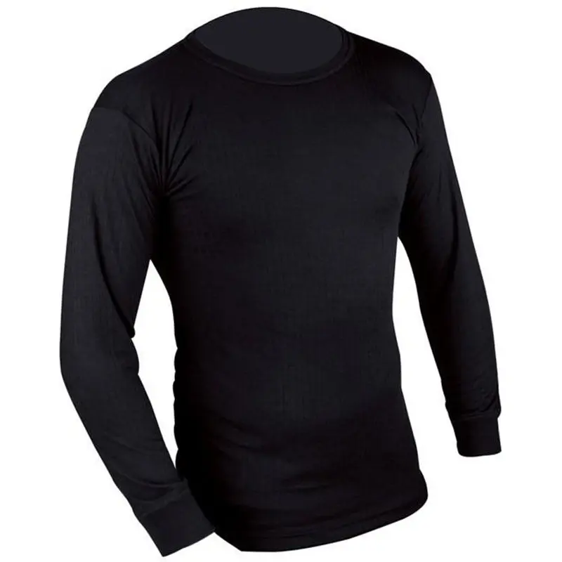Warmes technisches T-Shirt Long Sleeve Top Black – Highlander