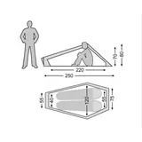 Tenda leve de caminhada Lofoten 2 ULW – Nordisk