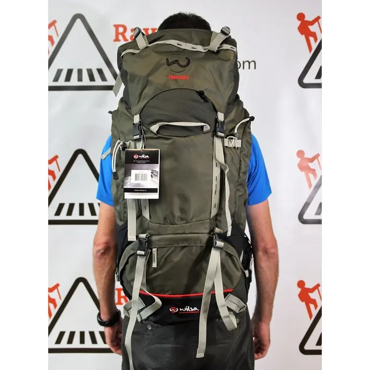 Mochila Trekker 75 – Wilsa – CINZENTO-ESCURO