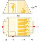 Tente de camping familiale Chanty 5 Deluxe – Ferrino