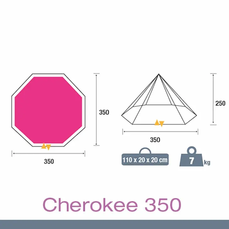 Cherokee 350 tipi tent – Trigano