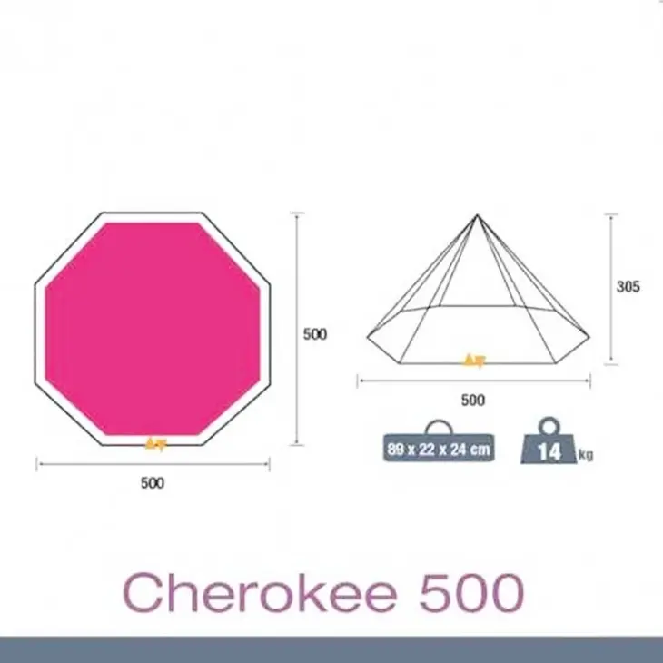 Cherokee 500 tipi tent – Trigano