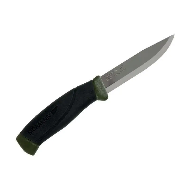 Coltello Companion bushcraft Nero Khaki Acciaio inossidabile