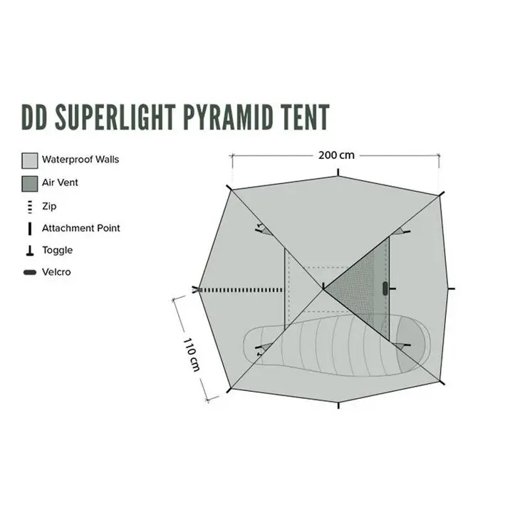 Tenda Superlight Pyramid – DD Hammocks