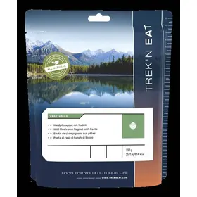 Pilzsauté mit gefriergetrockneten Nudeln – Trek'n Eat