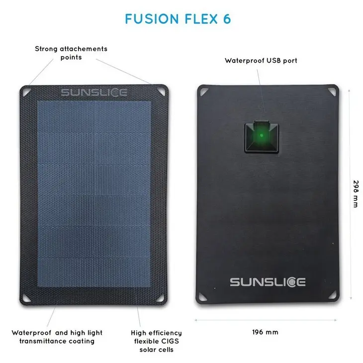 Chargeur solaire FUSION FLEX 6 – Sunslice