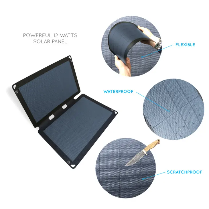 Chargeur solaire FUSION FLEX 12 – Sunslice