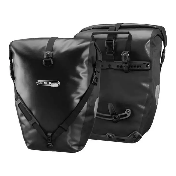 Wasserdichte Fahrradtaschen Back-roller schwarz – Ortlieb