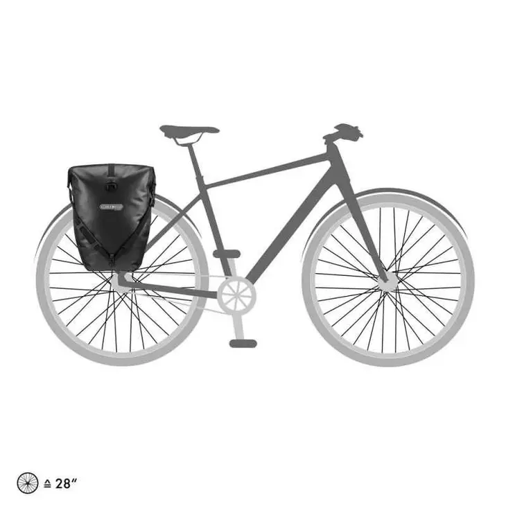 Borse impermeabili per bicicletta Back-Roller – Ortlieb – NERO