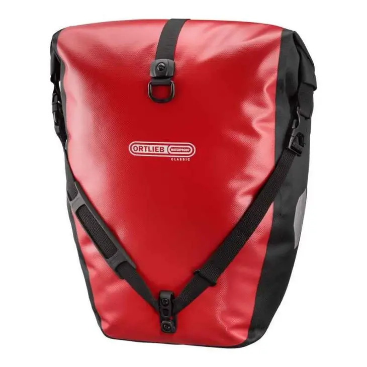 Alforjas impermeables para bicicleta Back-Roller – Ortlieb – ROJO