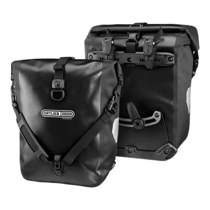 Waterdichte fietstassen SPORT-ROLLER CLASSIC zwart – Ortlieb
