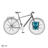 Wasserdichte Fahrradsäcke SPORT ROLLER CLASSIC blau – Ortlieb
