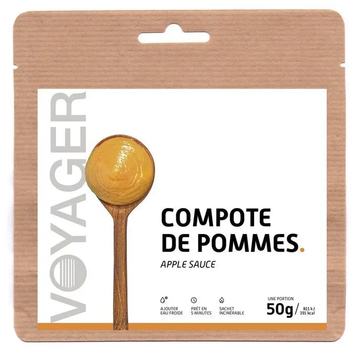 Gefriergetrocknetes Apfelmus 50g – Voyager