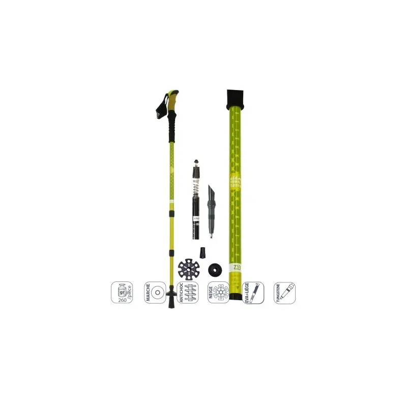 Bastão de caminhada Tramp 1.0 Infinite – Élémenterre – AMARELO