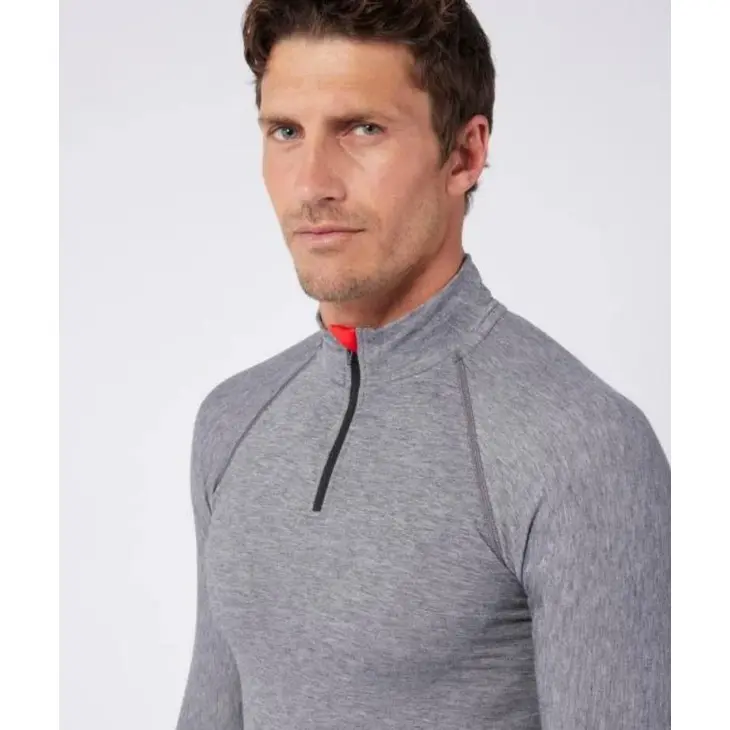 Technisches T-Shirt für Männer Comfort 4 Thermolactyl mit Reißverschluss – Damart sport