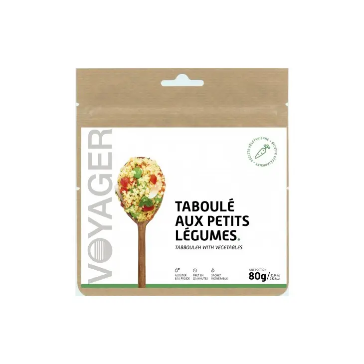Taboulé aux petits légumes lyophilisé – Voyager