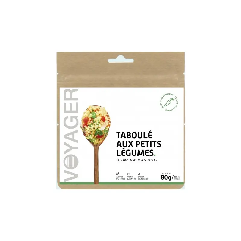 Taboulé aux petits légumes lyophilisé – Voyager