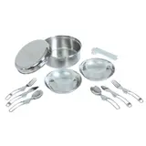 Conjunto de cozinha em aço inoxidável para 2 pessoas – Trigano