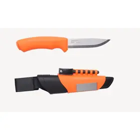 Faca Bushcraft Survival Orange em aço inoxidável – Morakniv