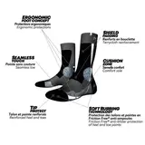 Chaussettes de randonnée Trek Expert – Monnet – NOIR