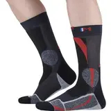 Chaussettes de randonnée Trek Expert – Monnet – ROUGE