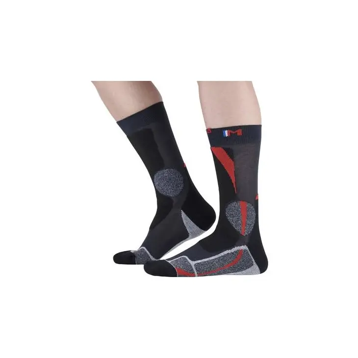 Meias de caminhada Trek Expert – Monnet – VERMELHO