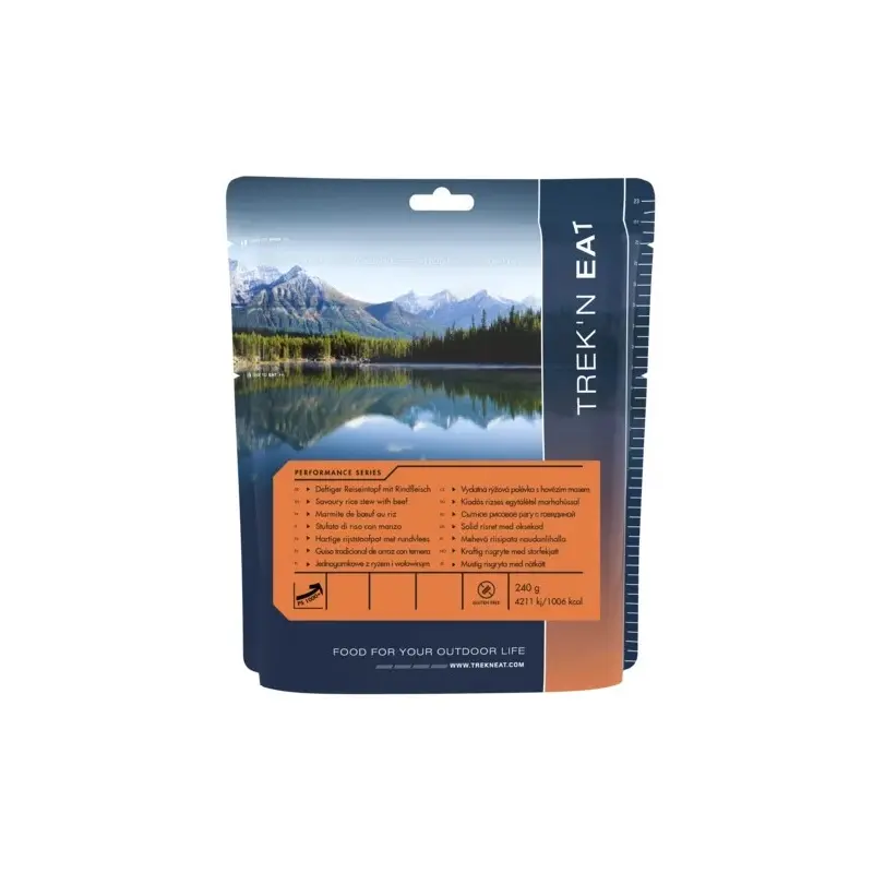 Stufato di manzo con riso liofilizzato – Trek'n Eat