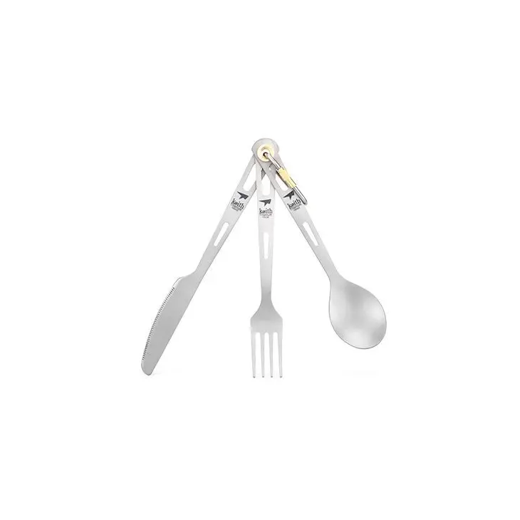 Kit de talheres de titânio – Keith