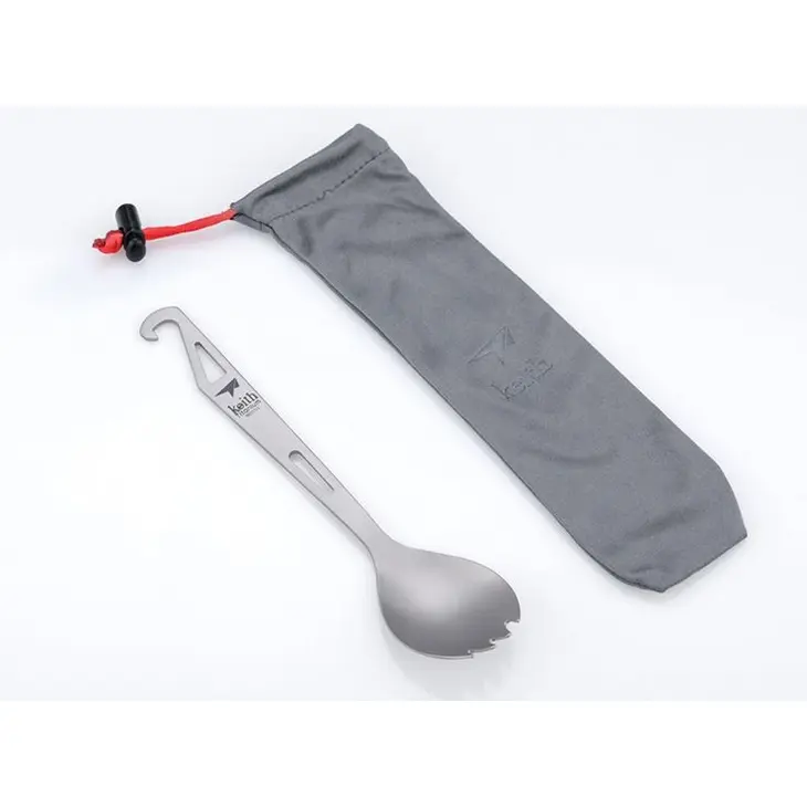 Spork de titânio com abre-cápsulas – Keith