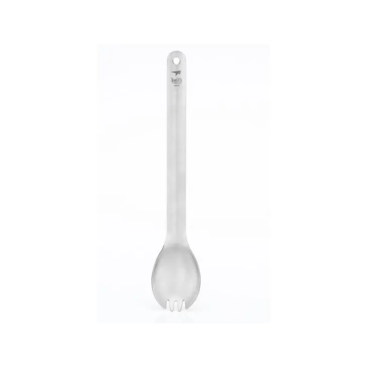 Spork comprida de titânio long spoon – Keith