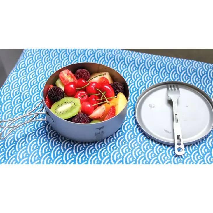 Conjunto de cozinha lunch box de titânio 800 ml – Keith